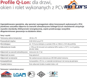 QLON QL3053 коричневый уплотнитель для деревянных окон