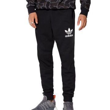 Adidas Originals czarne spodnie dresowe męskie BR2147 S