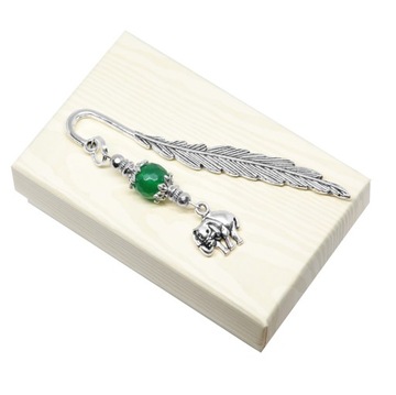 ZAKŁADKA DO KSIĄŻKI słoń NA SZCZĘŚCIE jadeit