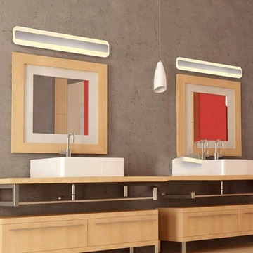 LAMPA ŚCIENNA WEWNĘTRZNA KINKIET LED NOWOCZESNA 40CM TRICOLOR 8-27W IP44