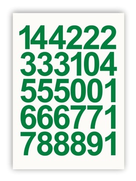 Зеленый алфавит, цифры, самоклеящиеся буквы 100 мм.