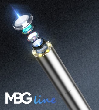 Инспекционная камера Эндоскопическая мастерская с подвижной головкой Бороскоп 1 м 3,9 мм