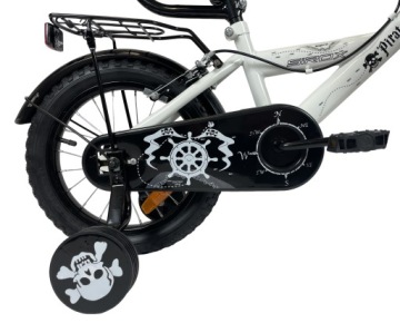 ДЕТСКИЙ ВЕЛОСИПЕД ДЛЯ МАЛЬЧИКА BMX ВЕЛОСИПЕД 12 ДЮЙМОВ ПИРАТ КОРЗИНА РУКОВОДСТВО