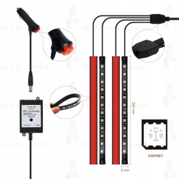 ВНУТРЕННЕЕ ОСВЕЩЕНИЕ САЛОНА АВТОМОБИЛЯ 48 LED RGB PILOT