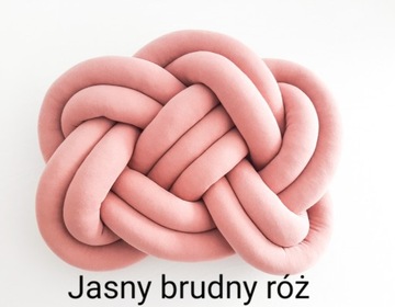 Poduszka pleciona SUPEŁ KNOT PILLOW węzeł kolory