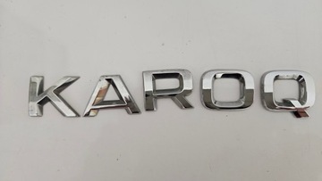 SKODA KAROQ 2017 VÍKO KUFRU ZADNÍ ZNAKY ZNAK NÁPIS