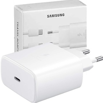 Samsung Ładowarka sieciowa Samsung USB typ C USB 45W +kabel biała