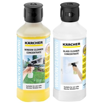 Средство для мытья окон Karcher WV 6 Plus + концентраты для мытья окон, стекол и зеркал