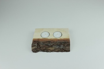 Рождественский подсвечник Live Edge