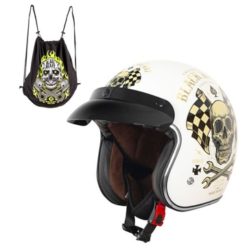 Kask motocyklowy otwarty chopper W-TEC L (59-60)