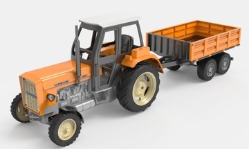 Трактор Double E Ursus C-360 с прицепом