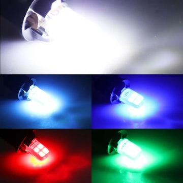 10x W5W Led T10 Canbus 3030 8SMD Внутренняя купольная лампочка для чтения DRL автомобиля