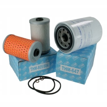 FILTR OLEJU + FILTRY PALIWA URSUS C-330 C-360 komplet C330 C360 C-355 4011