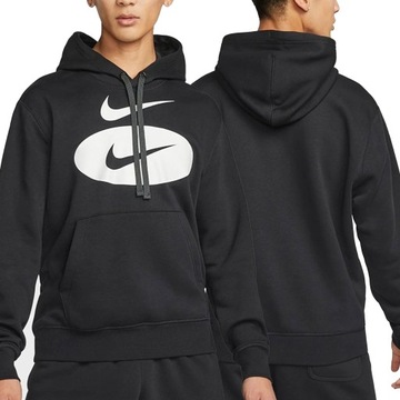 Nike bluza męska kangurka czarna dresowa ocieplana DM5458-010 L