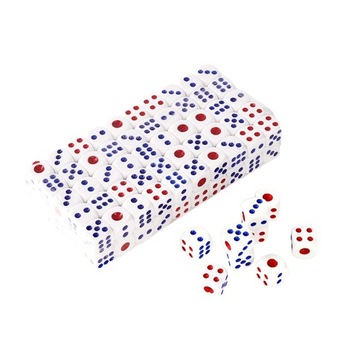 KOŚCI DO GRY KOSTKI POKER GRA PLANSZOWA 100 SZTUK