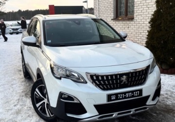 Peugeot 3008 II Crossover 1.6 BlueHDi 120KM 2018 Peugeot 3008 Gt Line 1.6 Disel pamoramiczny dach 1.6 Diesel 120KM