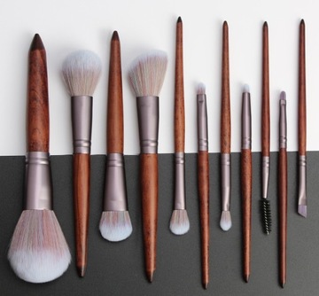 Элегантный набор кистей для макияжа из 11 шт.