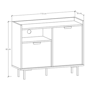 ТВ-ПЛАТЬЕ KS2TV1 RANT СТАЛЬНЫЕ НОЖКИ 110 СМ SIGI