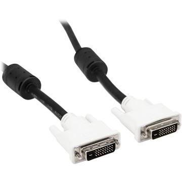 Kabel Przewód DVI-DVI Dual Link DVI-D 1.8m