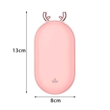 Przenośny elektryczny ogrzewacz do rąk z akumulatorem