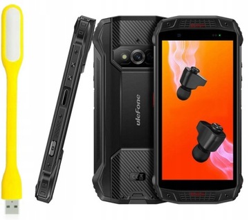 SMARTFON ULEFONE ARMOR 15 WBUDOWANE SŁUCHAWKI 6/128 GB 6600mAh BT CZARNY