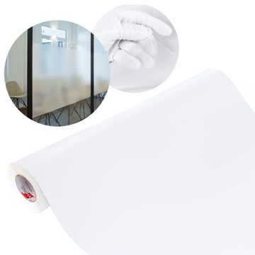 Folia Okienna Okleina Samoprzylepna Ochronna Mrożona Mat Do Szyb 50x300cm