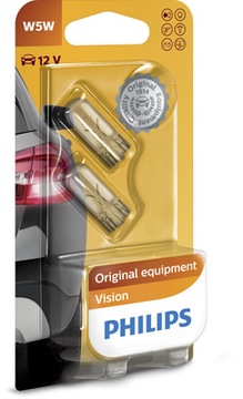 ŻARÓWKA W5W PHILIPS VISION- 2SZT. KPL.