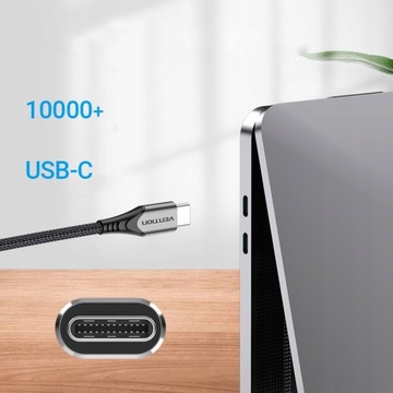 VENTION 2x USB Type-C PD100W 20 В/5 А QC4.0 FCP 2 м