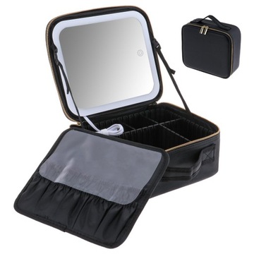 Podróżna kosmetyczka do makijażu z lusterkiem