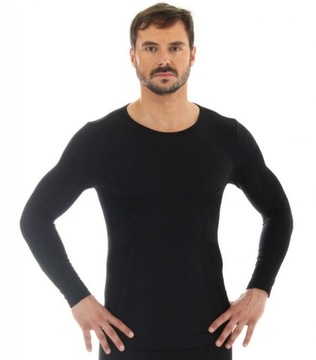 Koszulka męska długi rękaw Brubeck Comfort Wool LS11600 [Rozmiar 2XL]