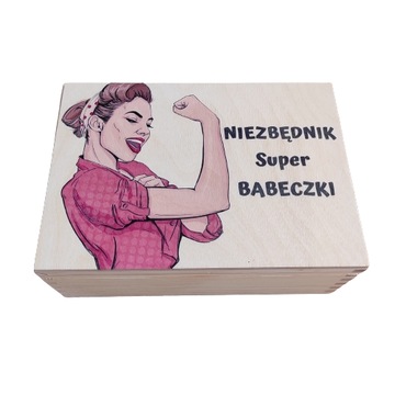 Pudełko niezbędnik H6 upominek Dzień Kobiet nadruk kolor wzory prezent