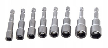 ZESTAW KLUCZY NASADOWYCH DO WKRĘTARKI MAGNETYCZNE