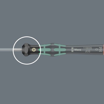 2067 ОТВЕРТКА ТОЧНАЯ TORX T20x60 С ОТВЕРСТИЕМ WERA