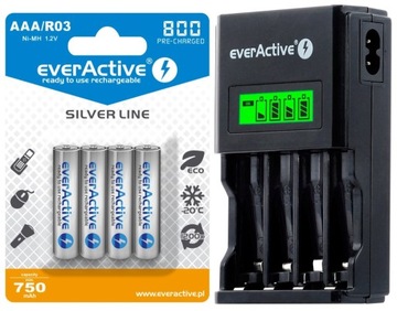 Everactive NC-450 4 AA, зарядное устройство AAA