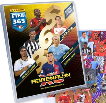 365 FIFA 2024 ALBUM duży + 10 karty piłkarskie panini NORDIC Edition klaser