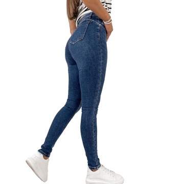 Spodnie Damskie Jeans Wysoki Stan Wyszczuplające rurki TRANG JEANS Rozm. 36