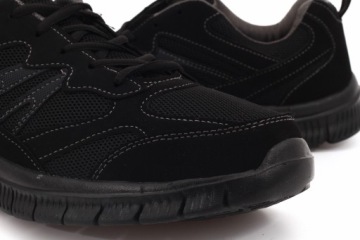 МУЖСКАЯ СПОРТИВНАЯ ОБУВЬ ЛЕГКИЕ КРОССОВКИ, ЧЕРНЫЕ