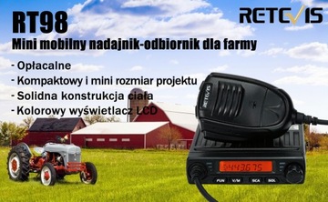 Портативный трансивер Retevis RT98 (черный)