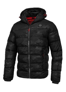 PIT BULL KURTKA ZIMOWA AIRWAY 5 ALL BLACK CAMO CZARNA r. S
