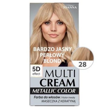 Joanna Multi Cream 28 bardzo jasny perłowy blond