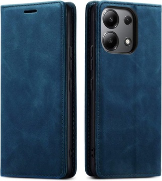 ЧЕХОЛ ИЗ МАГНИТНОЙ КОЖИ ОВЕЦЫ ДЛЯ XIAOMI REDMI ПРИМЕЧАНИЕ 13 PRO 5G + СТЕКЛО