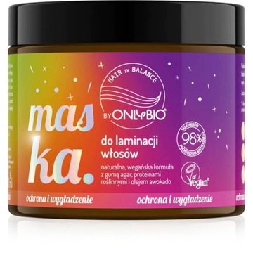 ONLYBIO MASKA DO LAMINACJI WŁOSÓW 200ml