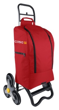 Wózek torba na zakupy 3 kółka Czerwony Buddy jak GIMI