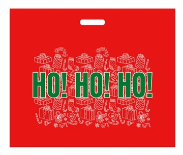 REKLAMÓWKI ŚWIĄTECZNE ŚWIĘTA 60x50 CZERWONA 10 szt