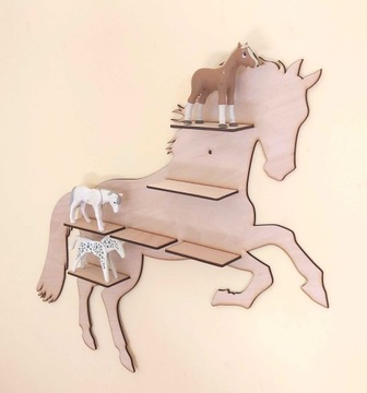 HORSE полка для фигурок лошадей и пони PS