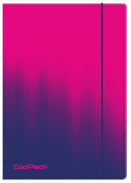COOLPACK GRADIENT TECZKA NA GUMKĘ A4 FRAPE