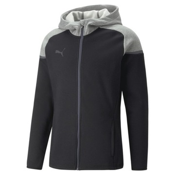 2945 BLUZA MĘSKA PUMA ROZPINANA Z KAPTUREM BAWEŁNIANA KIESZNIE NA ZAMEK M