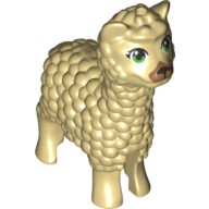 LEGO LAMA 65405pb02 beżowa 6308543 tan alpaka 1szt