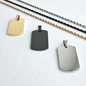 Серебряный жетон с ГРАВИРОВКОЙ + серебряная цепочка 55см ДЕНЬ ОТЦА