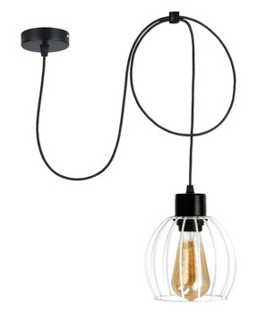 LAMPA WISZĄCA SUFITOWA ŻYRANDOL LED Kula Druciana